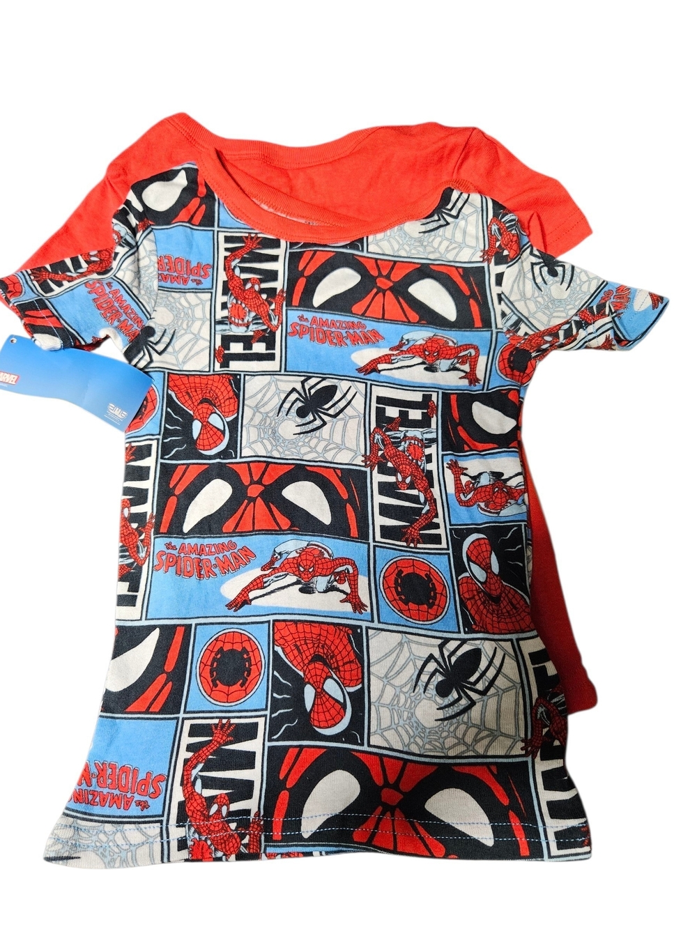 Marvel Spider-Man Red, Blue & Black Kids Costume Tee